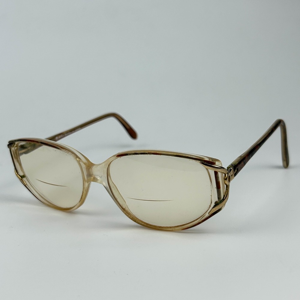 Berdel Sferoflex Pat Jackie Unisex Eyeglasses Frame Gold Full Rim 52-16-135 mm